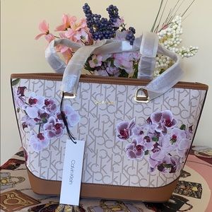 New Calvin Klein signature tote purse